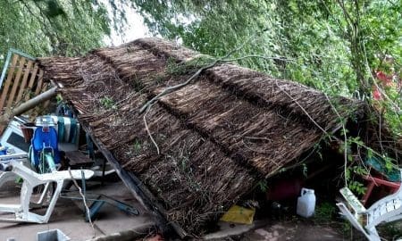 Teodelina: Fuertes vientos azotaron la localidad