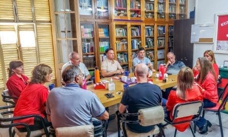 Villa Cañás: El senador Enrico visitó la ciudad para seguir trabajando junto a las instituciones