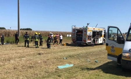 Villa Cañás: Accidente vehicular en Ruta 94 en la curva S