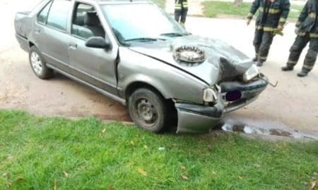 Villa Cañás: Accidente vehícular en Calle 55 y 44