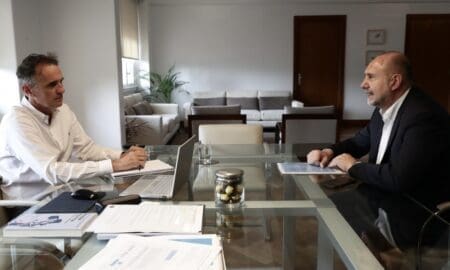 Perotti y Katopodis mantuvieron una reunión de trabajo para analizar las obras nacionales a realizarse en la provincia