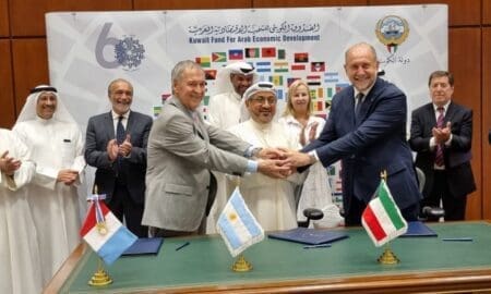 Perotti y Schiaretti firmaron en Kuwait el crédito para iniciar la construcción del acueducto biprovincial Santa Fe – Córdoba