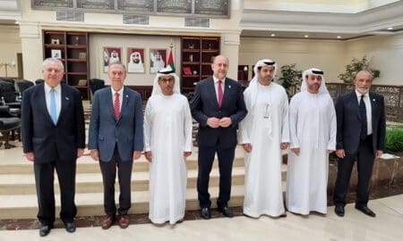 Perotti presentó el proyecto del Acueducto Biprovincial Santa Fe – Córdoba al Fondo de Abu Dhabi