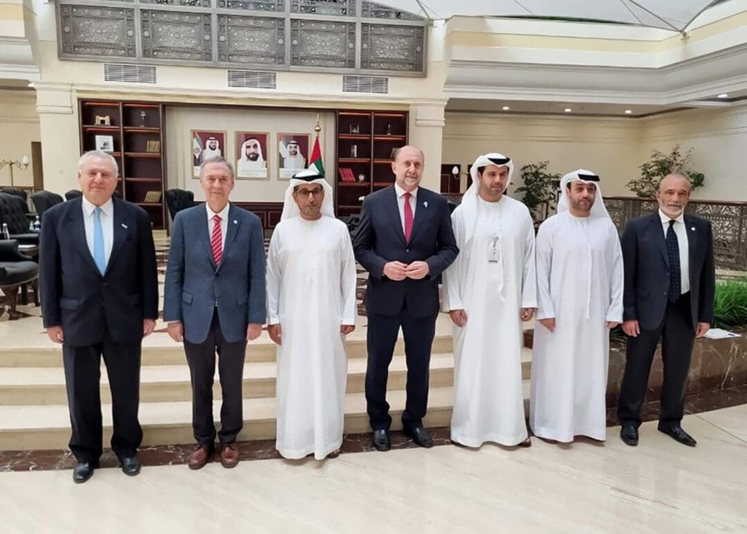 Perotti presentó el proyecto del Acueducto Biprovincial Santa Fe – Córdoba al Fondo de Abu Dhabi