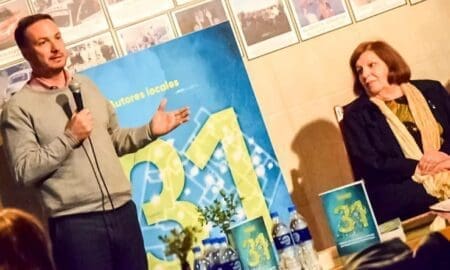 Hughes: Junto a Teresita Braccia el senador Enrico presentó el libro de historia "31"