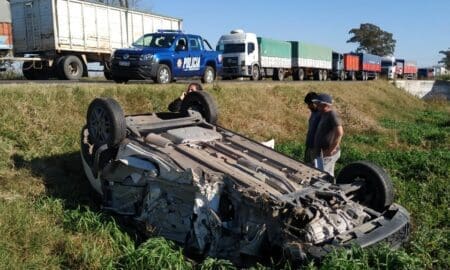 Murphy: Grave accidente en Ruta Nacional 33