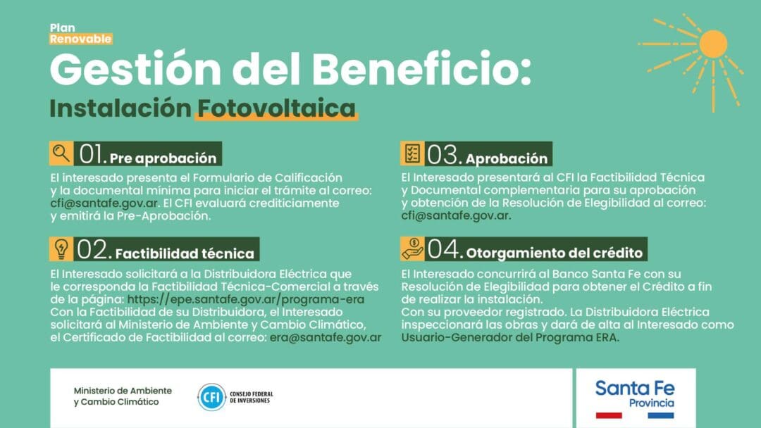Plan Renovable: Perotti y Gonnet anunciaron créditos para la adquisición e instalación de calefones y paneles solares Plan Renovable: Perotti y Gonnet anunciaron créditos para la adquisición e instalación de calefones y paneles solares