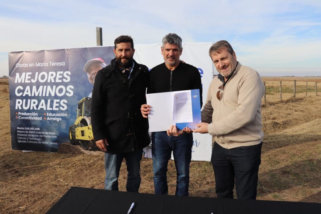 La provincia avanza con la implementación del programa Caminos de la Ruralidad en el departamento General López