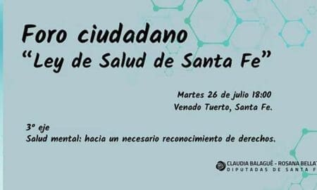 Venado Tuerto será sede para debatir la nueva Ley de Salud Provincial