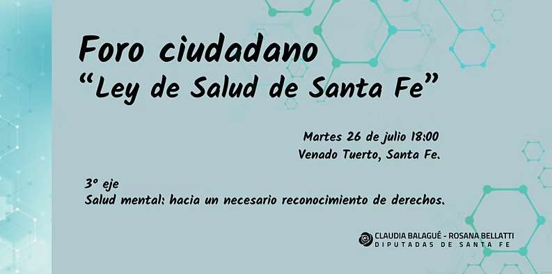 Venado Tuerto será sede para debatir la nueva Ley de Salud Provincial