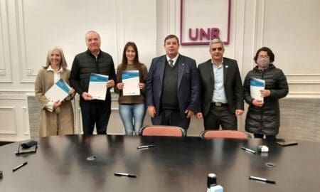 Villa Cañás: Firma de acta acuerdo con la UNR y la UNL