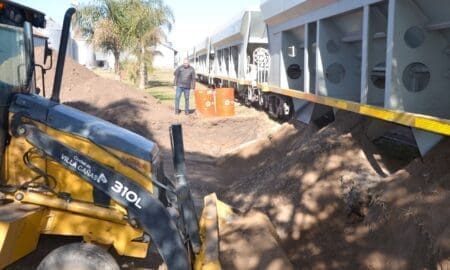 Villa Cañás: El municipio adquirió piedra caliza para colorar en diferentes calles de la ciudad