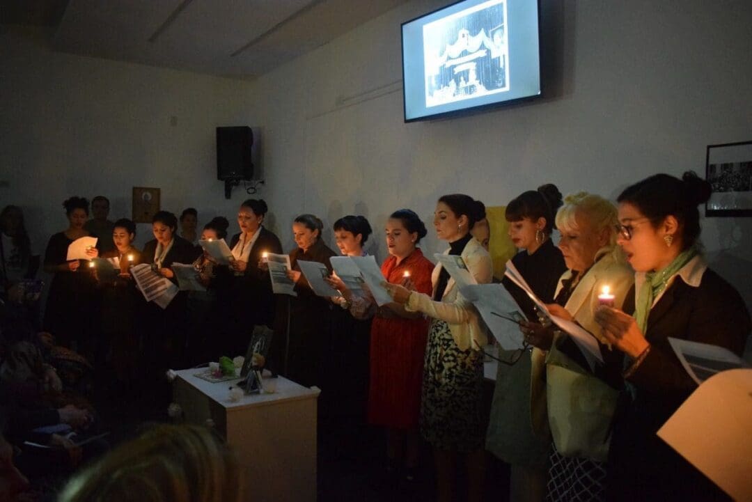 Sacnun encabezó un emotivo y original homenaje a Evita Sacnun encabezó un emotivo y original homenaje a Evita