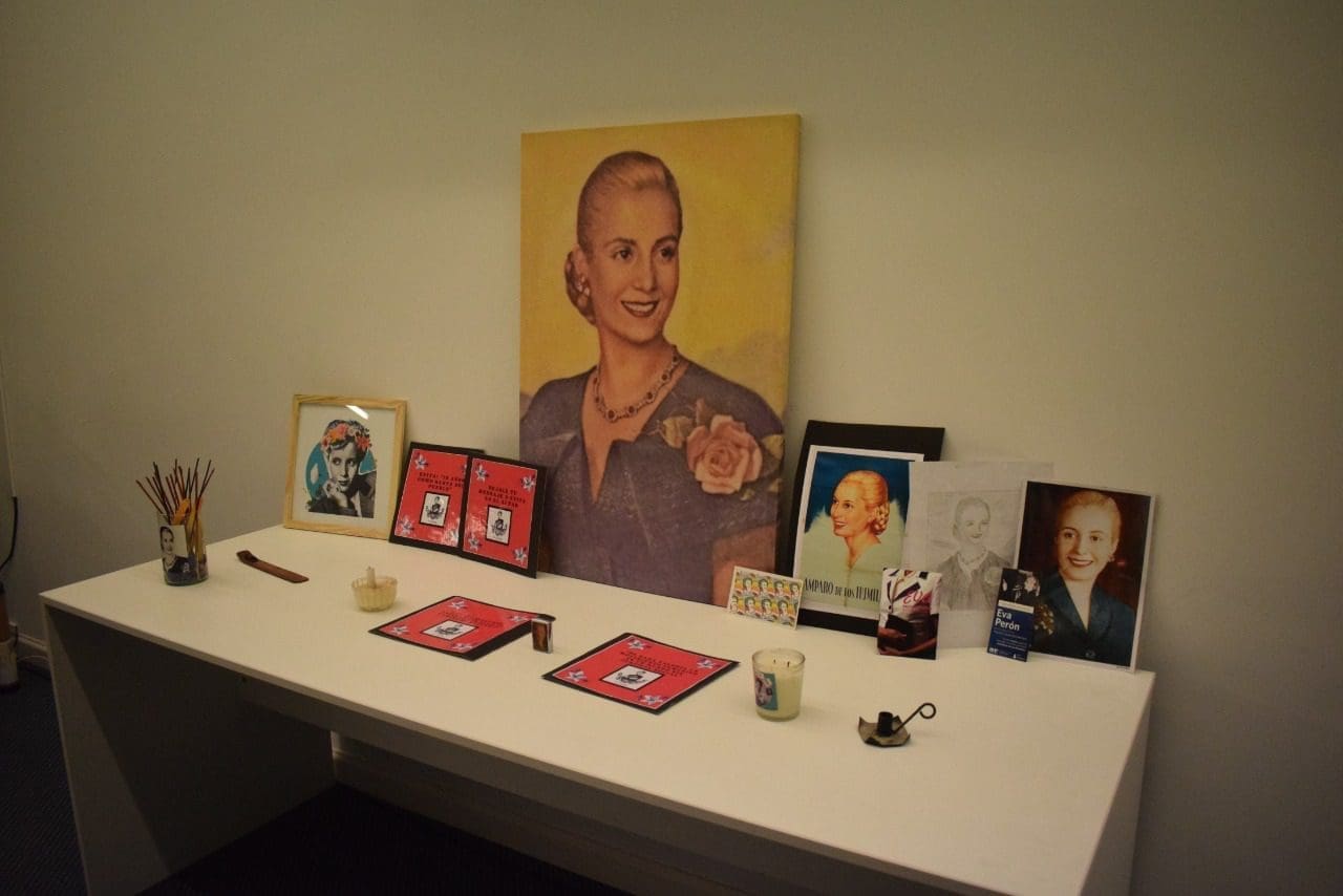 Sacnun encabezó un emotivo y original homenaje a Evita Sacnun encabezó un emotivo y original homenaje a Evita