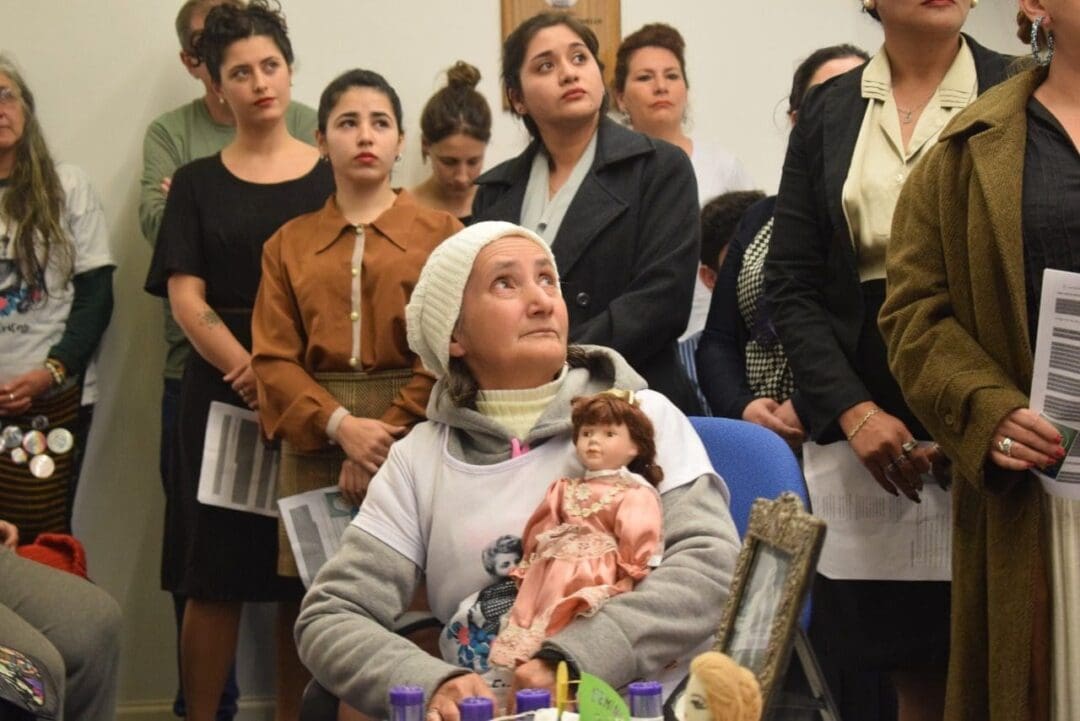 Sacnun encabezó un emotivo y original homenaje a Evita Sacnun encabezó un emotivo y original homenaje a Evita