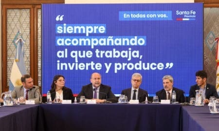 Omar Perotti presentó el proyecto de ley del nuevo Sistema de Gestión de Riesgos de Emergencias y Desastres Agropecuarios