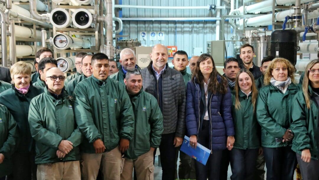 Venado Tuerto: Omar Perotti encabezó la puesta en marcha de la ampliación de la planta potabilizadora Venado Tuerto: Omar Perotti encabezó la puesta en marcha de la ampliación de la planta potabilizadora