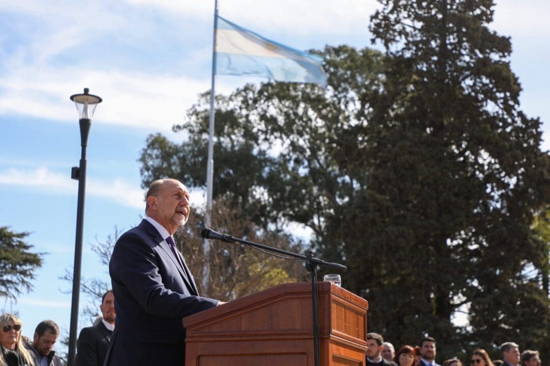 Perotti encabezó el acto por el 172º aniversario del fallecimiento del General José de San Martín
