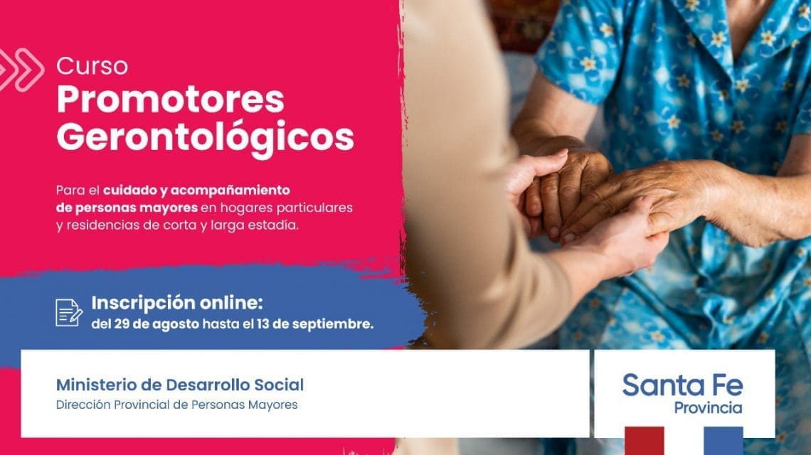 La provincia dictará una nueva edición del curso de promotores gerontológicos