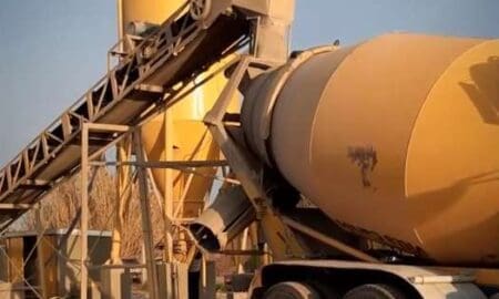 Villa Cañás: Nuevo equipamiento en la planta hormigonera municipal