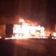 Tragedia en Rufino: Un camión chocó al tren, se prendió fuego y su conductor murió calcinado