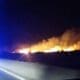 Venado Tuerto: Voraz incendio a la vera de la Ruta 33