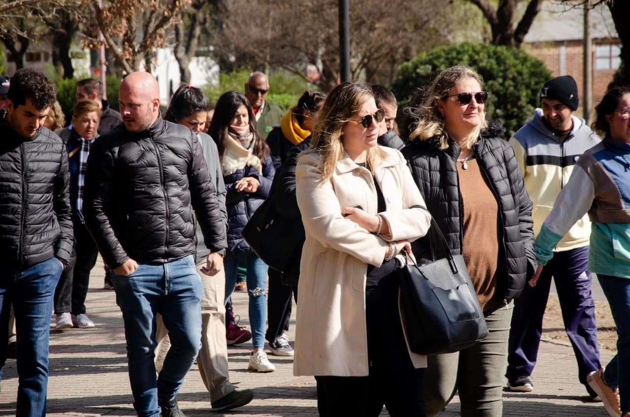 Rufino: Georgina Orciani y Silvia Ciancio junto a Federico Carballeira por los derechos de la discapacidad Rufino: Georgina Orciani y Silvia Ciancio junto a Federico Carballeira por los derechos de la discapacidad