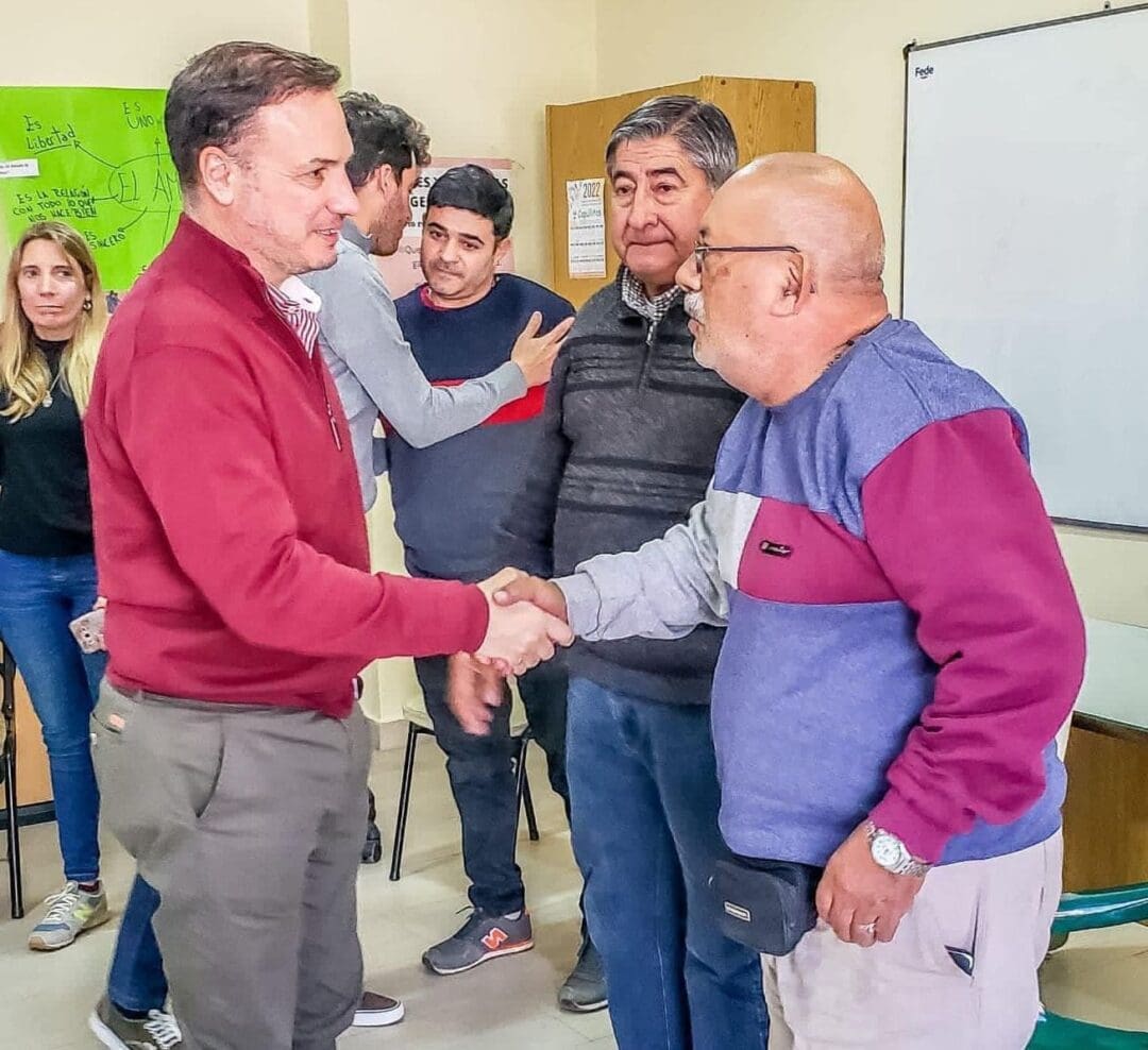El senador Enrico visitó Rufino para acompañar a instituciones locales El senador Enrico visitó Rufino para acompañar a instituciones locales