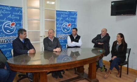 Villa Cañás: El intendente Gizzi recibió al gobernador del Distrito 02 del Club de Leones