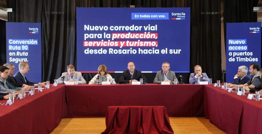 Perotti presentó un corredor vial para la producción y el turismo desde Rosario hacia el sur de la provincia