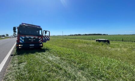 Santa Isabel: Accidente sobre Ruta Nacional 8