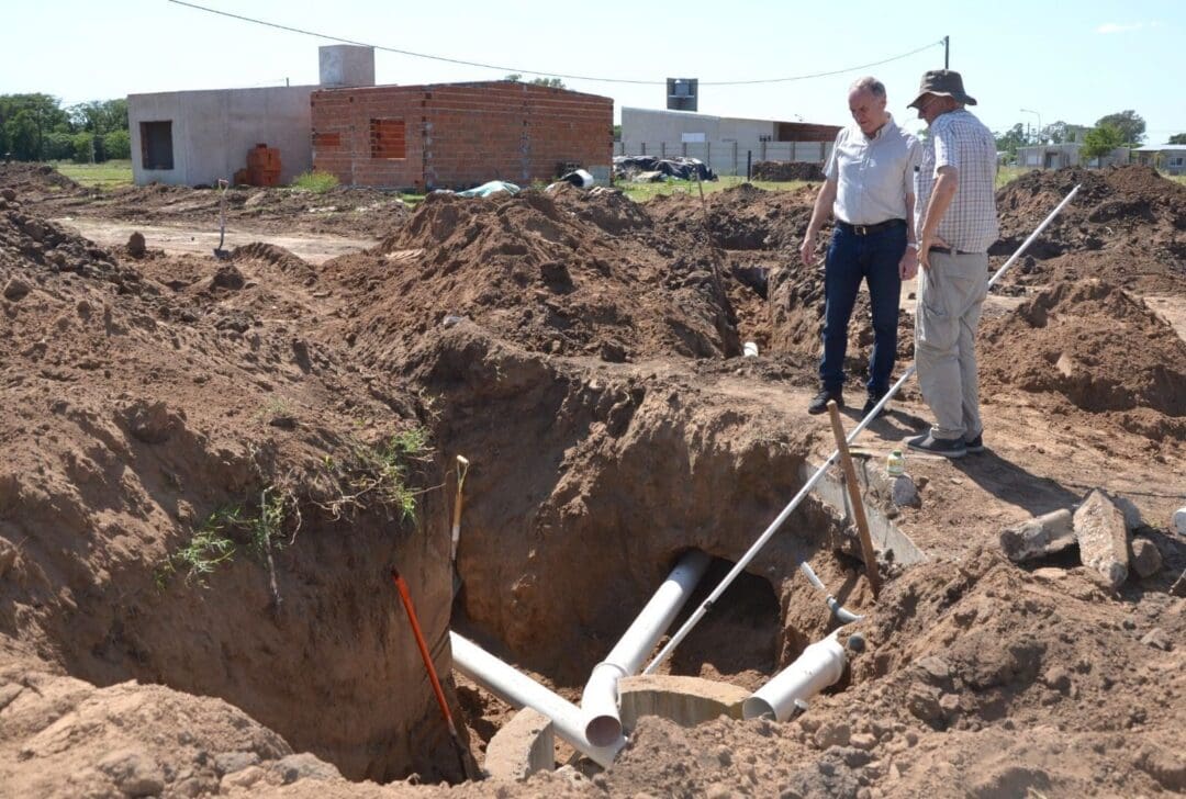 Villa Cañás: El municipio avanza con servicios en el barrio de la ex quinta Sfaciotti