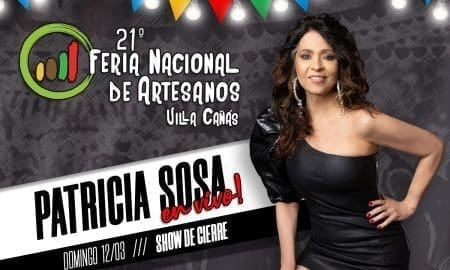 Villa Cañás: Patricia Sosa como broche de oro de la 21º Feria Nacional de Artesanos