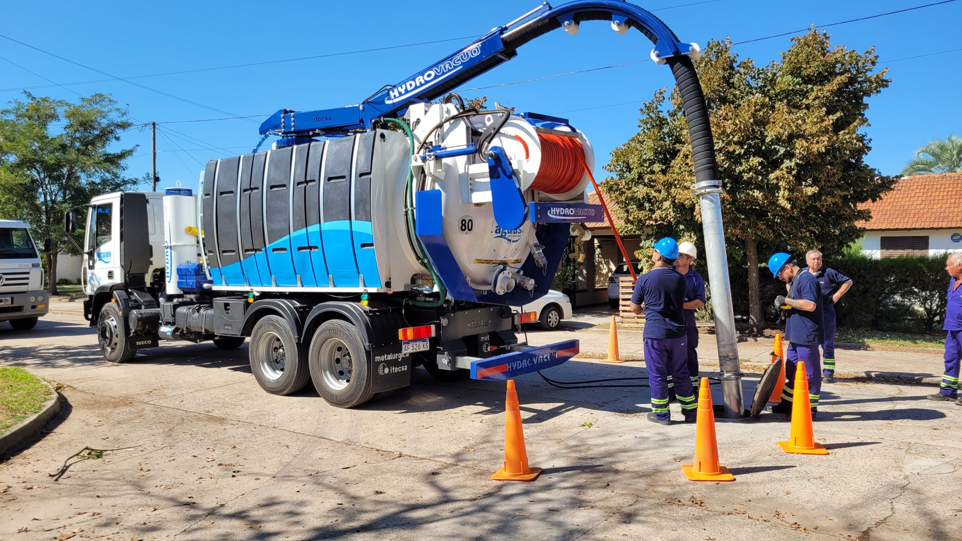 Rufino: Nuevo equipo para el mantenimiento de las redes cloacales