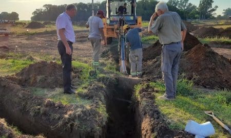 Villa Cañás: El municipio avanza con trabajos en el barrio de la ex quinta Sfasciotti