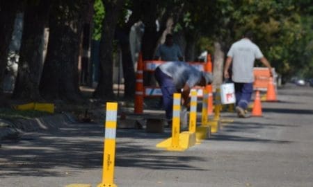 Venado Tuerto una ciudad que se moderniza: Comenzaron a construirse las bicisendas