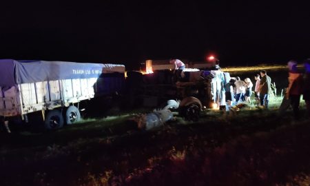 Chovet: Un conductor murió tras impactar contra un camión
