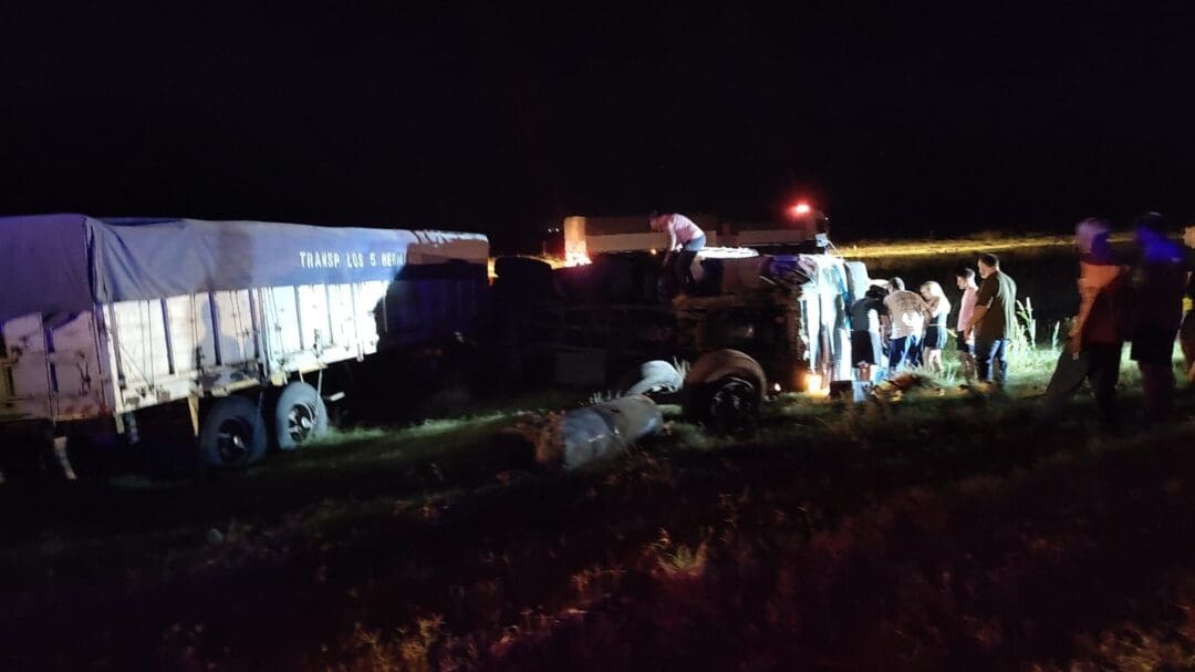 Chovet: Un conductor murió tras impactar contra un camión