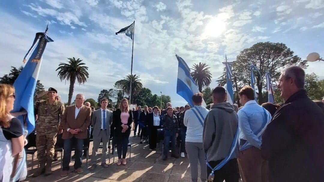 Teodelina: A 41 años de Malvinas, Orciani estuvo presente en el homenaje a los excombatientes