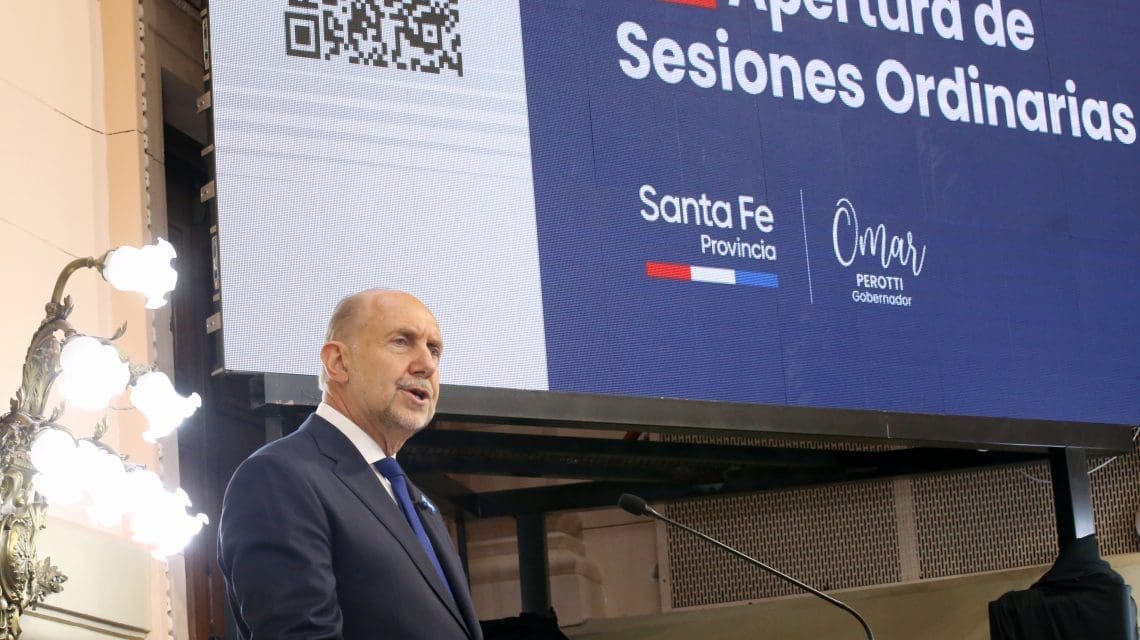 El gobernador Omar Perotti inauguró el 141° período de sesiones ordinarias de la Legislatura provincial