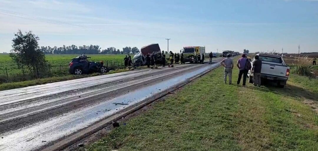 Accidente fatal en Ruta 33 entre Venado Tuerto y Murphy