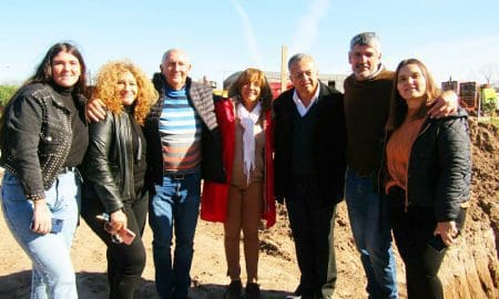 María Teresa: La ministra Silvina Frana recorrió obras del drenaje urbano