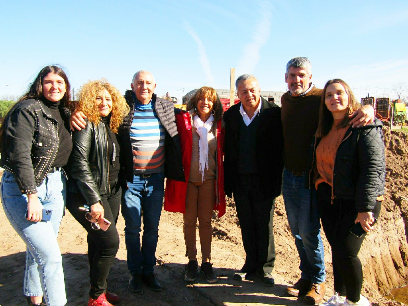 María Teresa: La ministra Silvina Frana recorrió obras del drenaje urbano