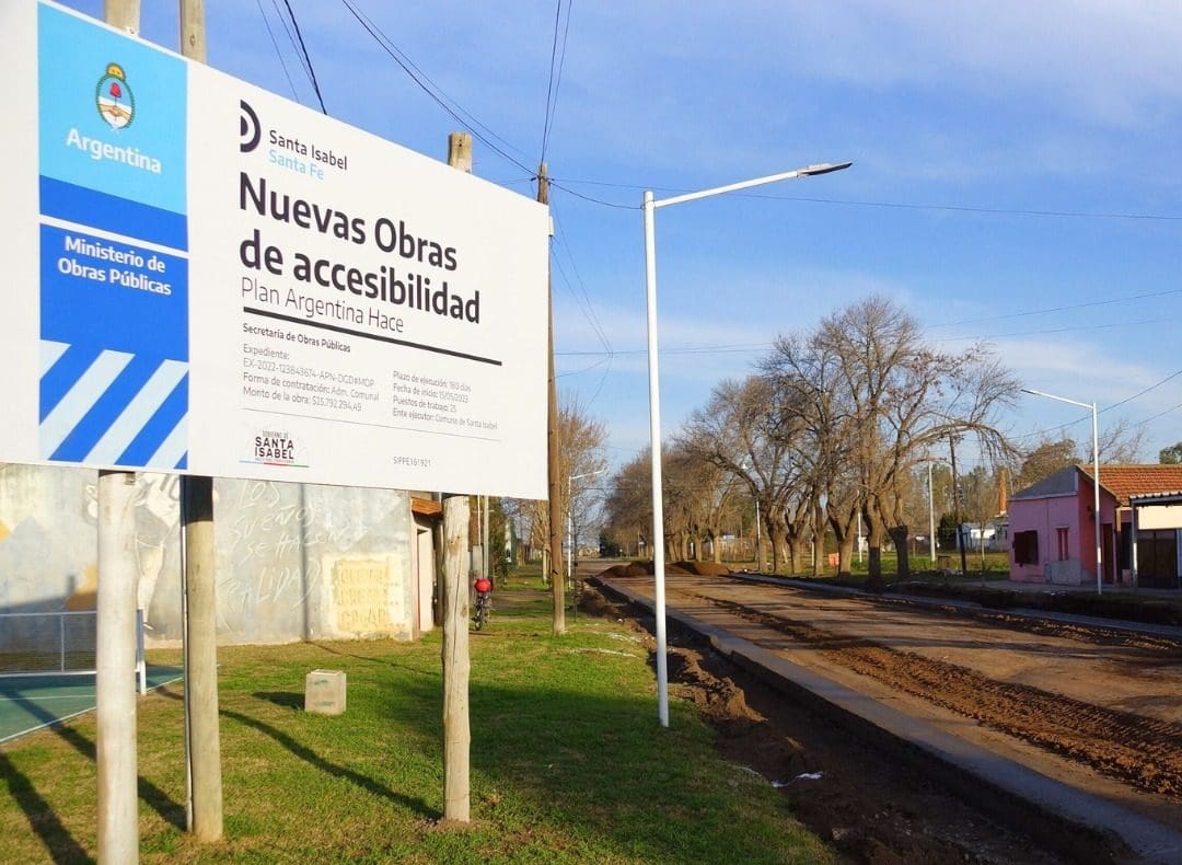 Santa Isabel: La comuna avanza con obras públicas para beneficio de la comunidad