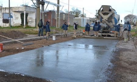 Villa Cañás: Obras Públicas pavimentó la Calle 54 entre 65 y 67