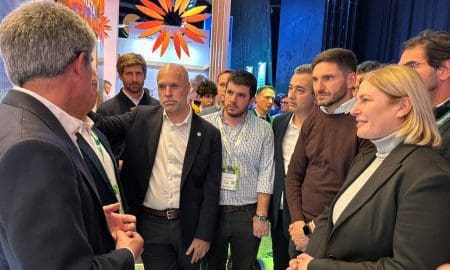 Chiarella junto a Rodríguez Larreta y Pullaro visitaron el Congreso de AAPRESID 2023 en Rosario