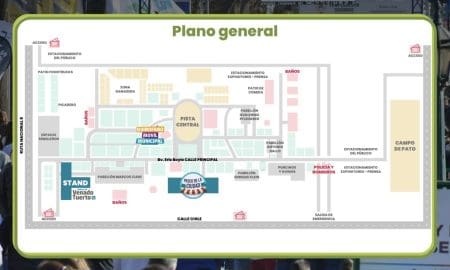 Esquema de circulación, estacionamientos y accesos para EXPOVENADO 2023