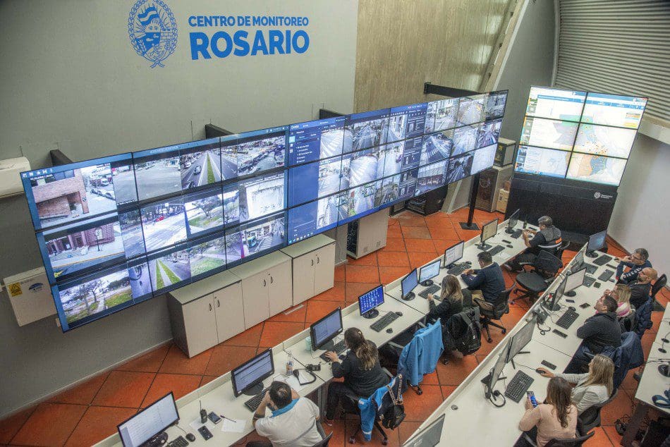 Rosario: Se inauguró el nuevo Centro de Monitoreo con cámaras de inteligencia artificial y tecnología integrada