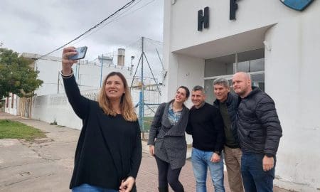 Hughes: Georgina Orciani a la par de cada institución