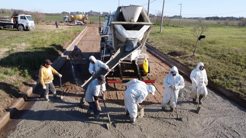 Venado Tuerto: Las obras de pavimento avanzan a buen ritmo en la ciudad